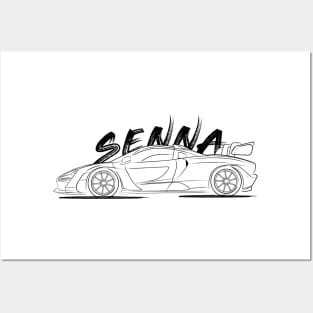 McL Senna Posters and Art